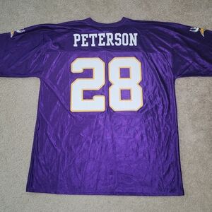 NFL Team Apparel Purple Jersey